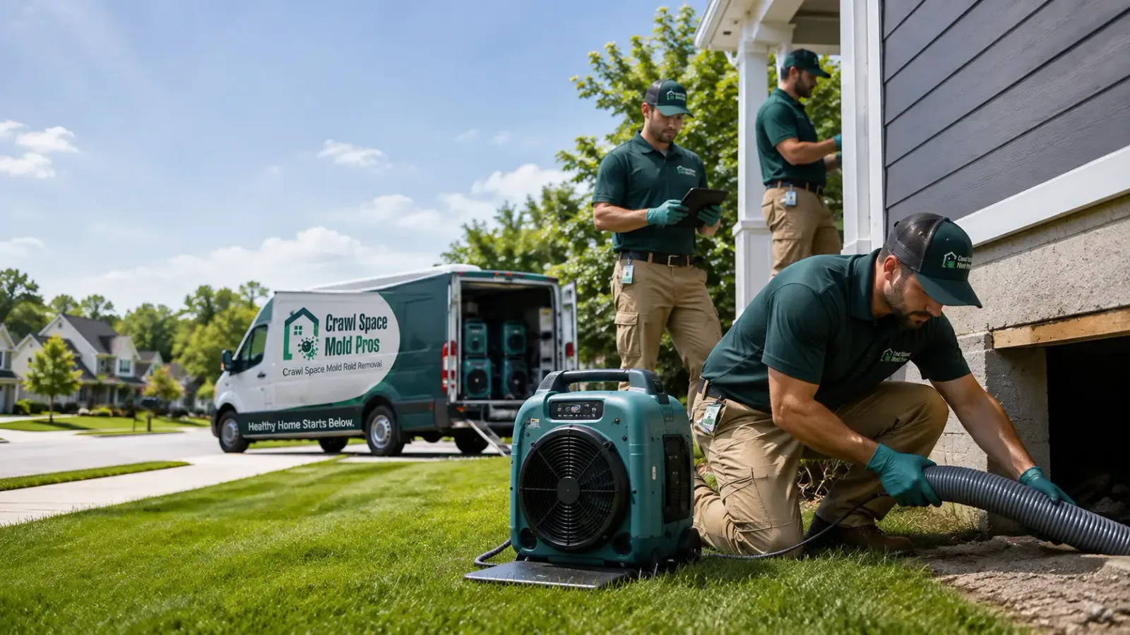 Crawl Space Mold Removal in Tecumseh, NE